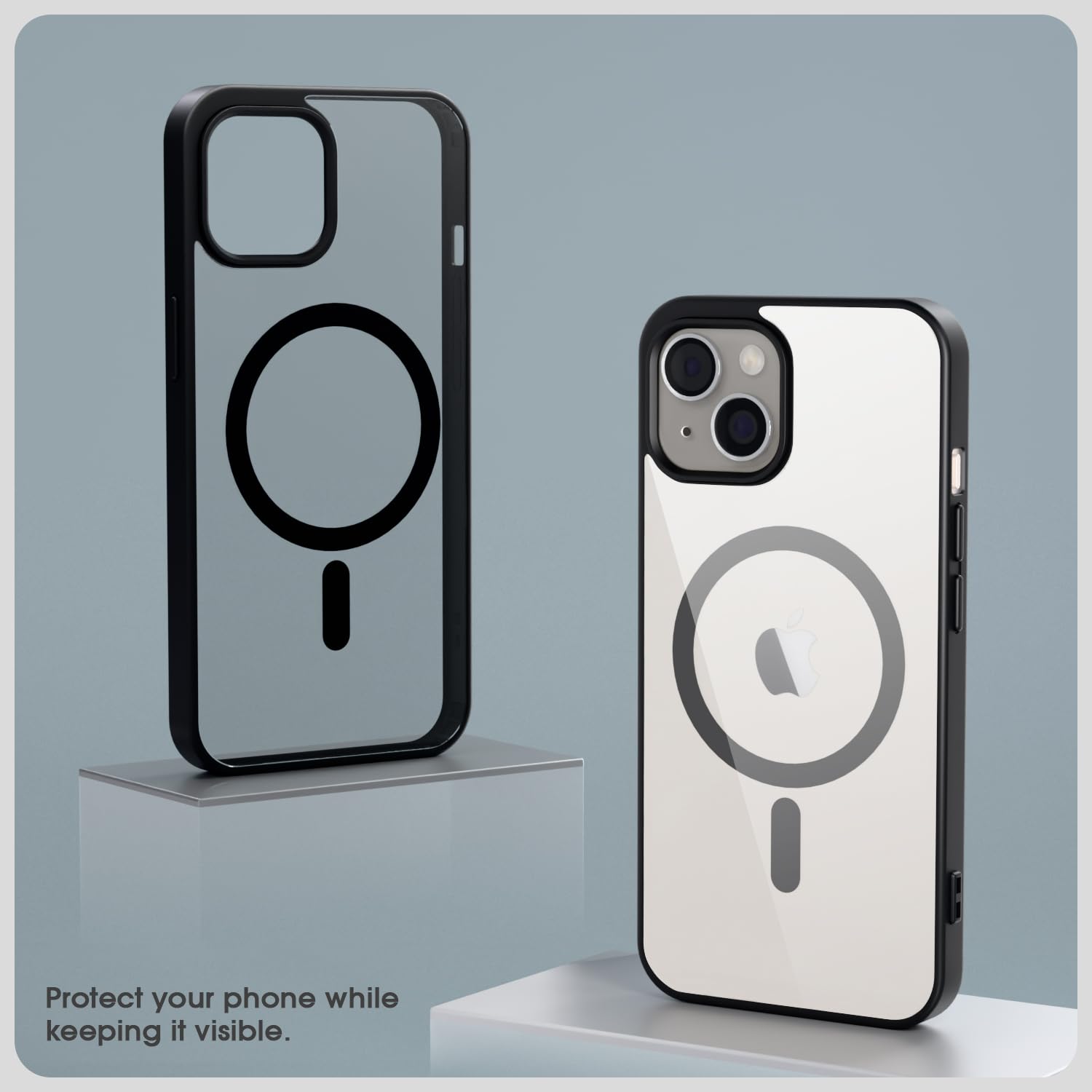 Black Carbon back cover for iPhone 13/14 – Pikkme – photo 3
