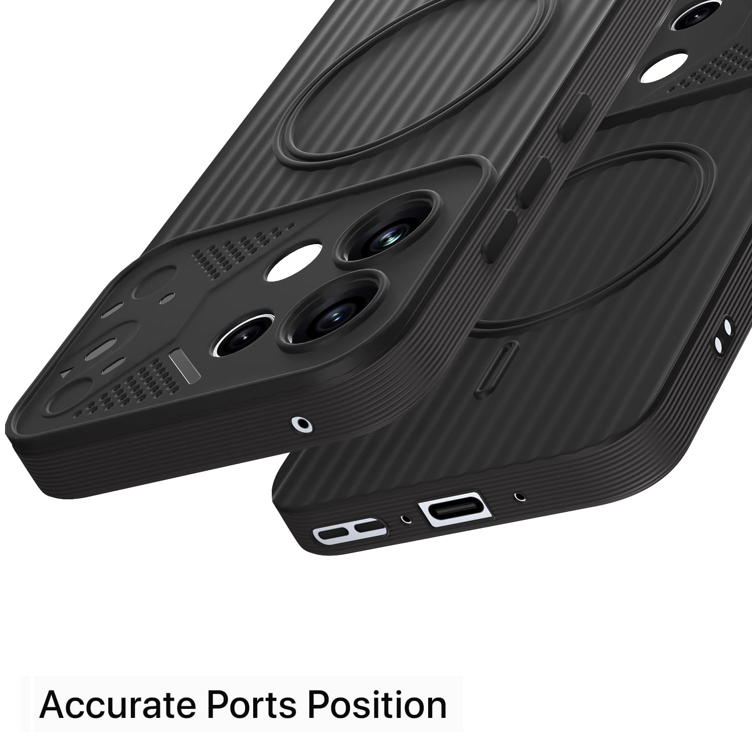 Pikkme Oppo Reno 16c 5G black mobile cover – photo 4