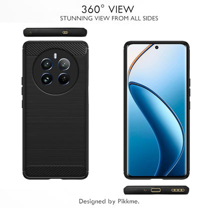 Realme 12 Pro/12 Pro Plus 5G Hybrid mobile cover in black by Pikkme – photo 2
