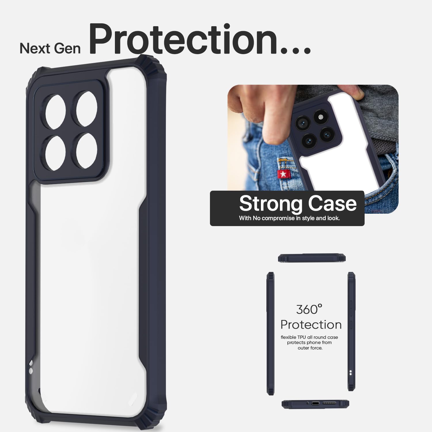 Pikkme blue mobile cover for Mi 14 5G – photo 6