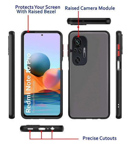 Black Hybrid phone cover for Redmi Note 10 Pro/Note 10 Pro Max – Pikkme – photo 2