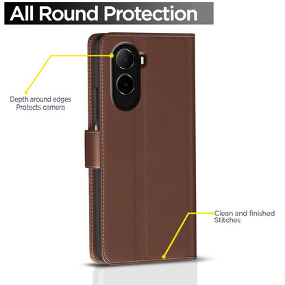 Tan flip case for Redmi A7 Pro/Poco C85x 5G/C81 – Pikkme – photo 4