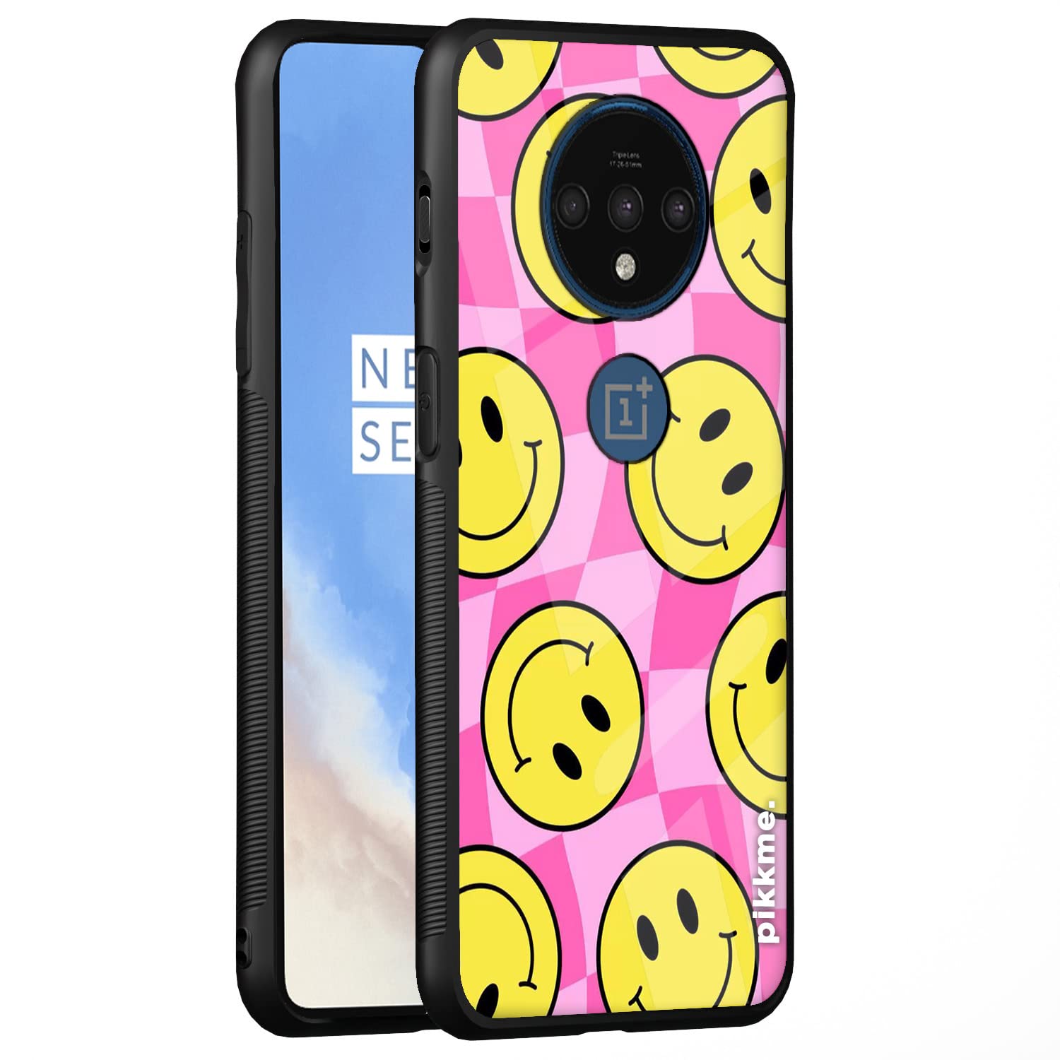 Pikkme Hybrid mobile back cover for OnePlus 7T