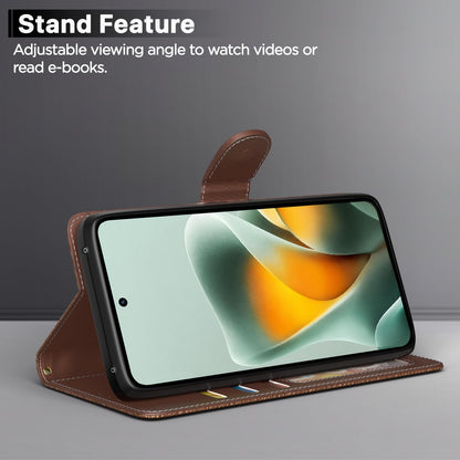 Pikkme Moto Edge 70 Max 5G Wallet tan flip cover – photo 3