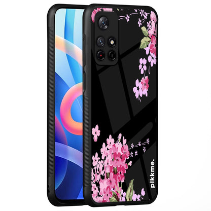 Pikkme Flower mobile back cover for Redmi Note 11T/Poco M4 Pro 5G