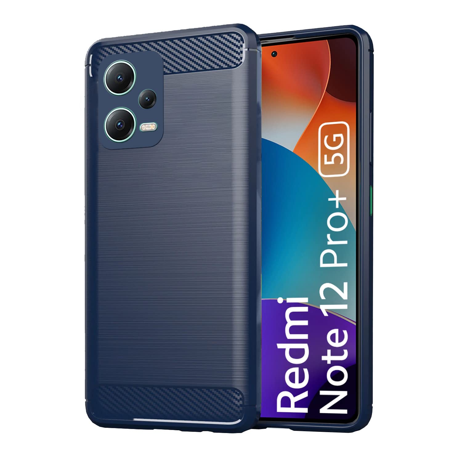 Pikkme Redmi Note 12 Pro Plus 5G blue mobile back cover