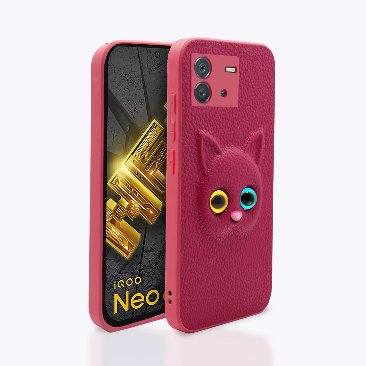 Pikkme iQOO Neo 6 5G pink mobile cover