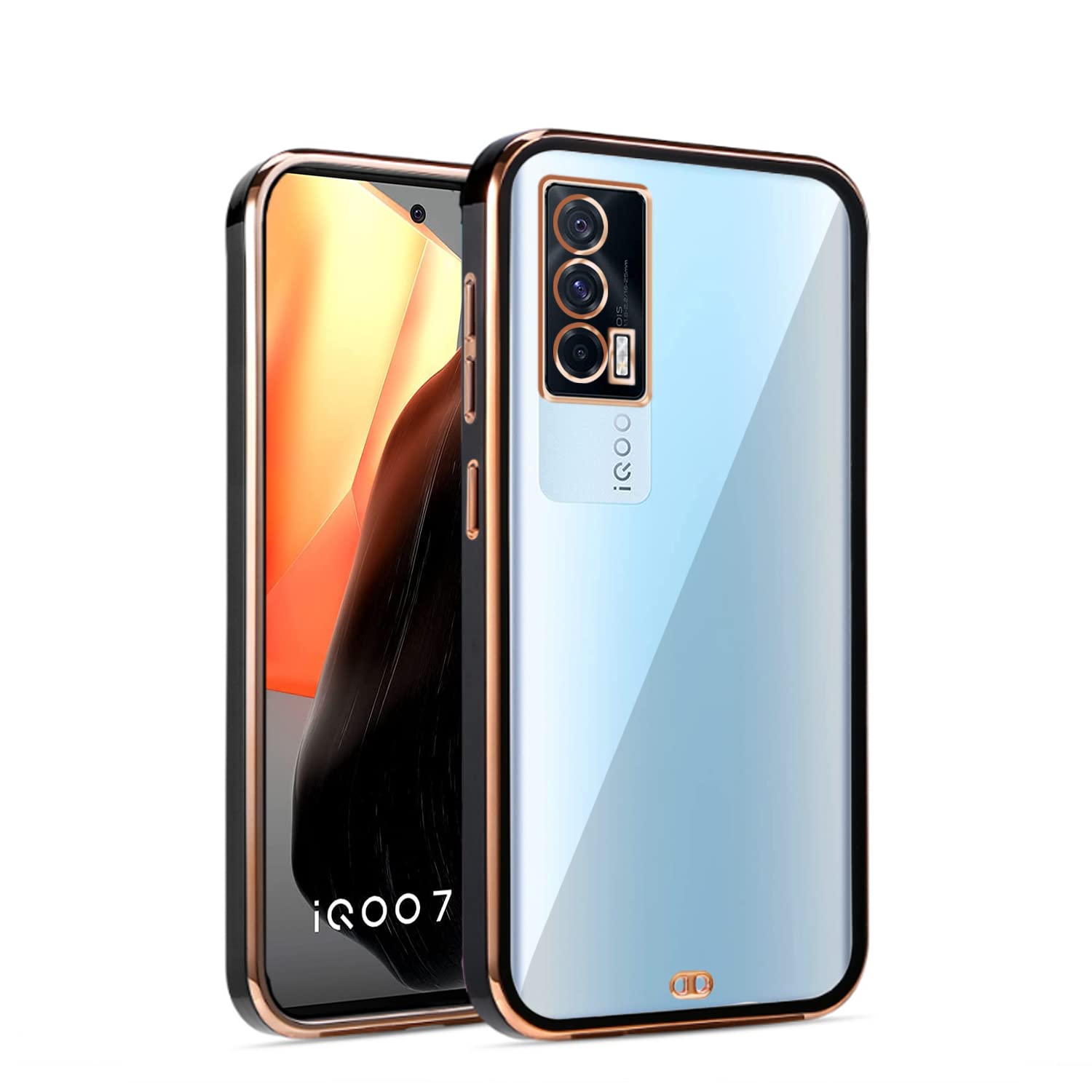 Black Chrome mobile cover for iQOO 7 5G – Pikkme