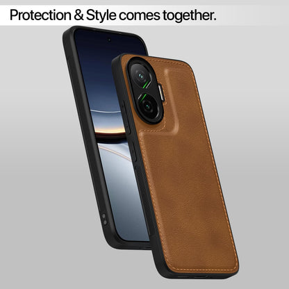 Poco F7 5G mobile back cover in brown by Pikkme – photo 7