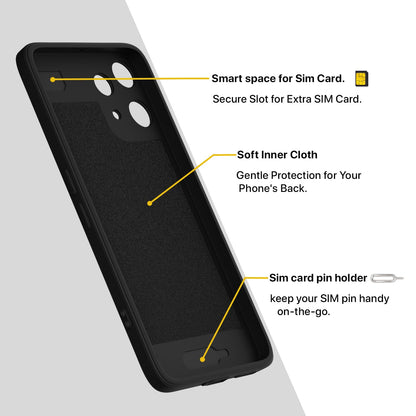 Black mobile back cover for Nothing Phone 3a Lite 5G – Pikkme – photo 6