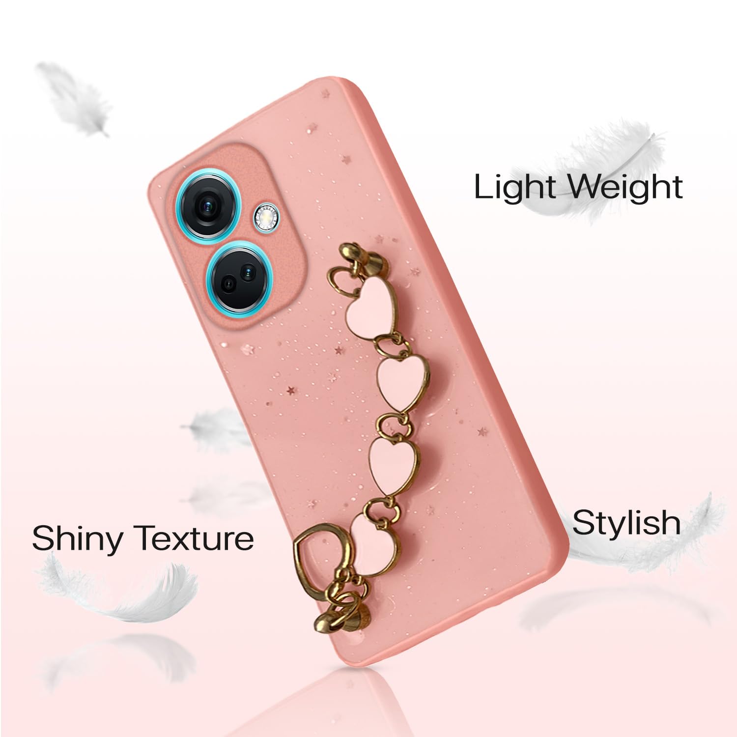 Pikkme pink Chain back cover for OnePlus Nord CE 3 5G – photo 6