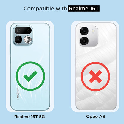 Realme 16T 5G back cover in transparent mag-safe by Pikkme – photo 4