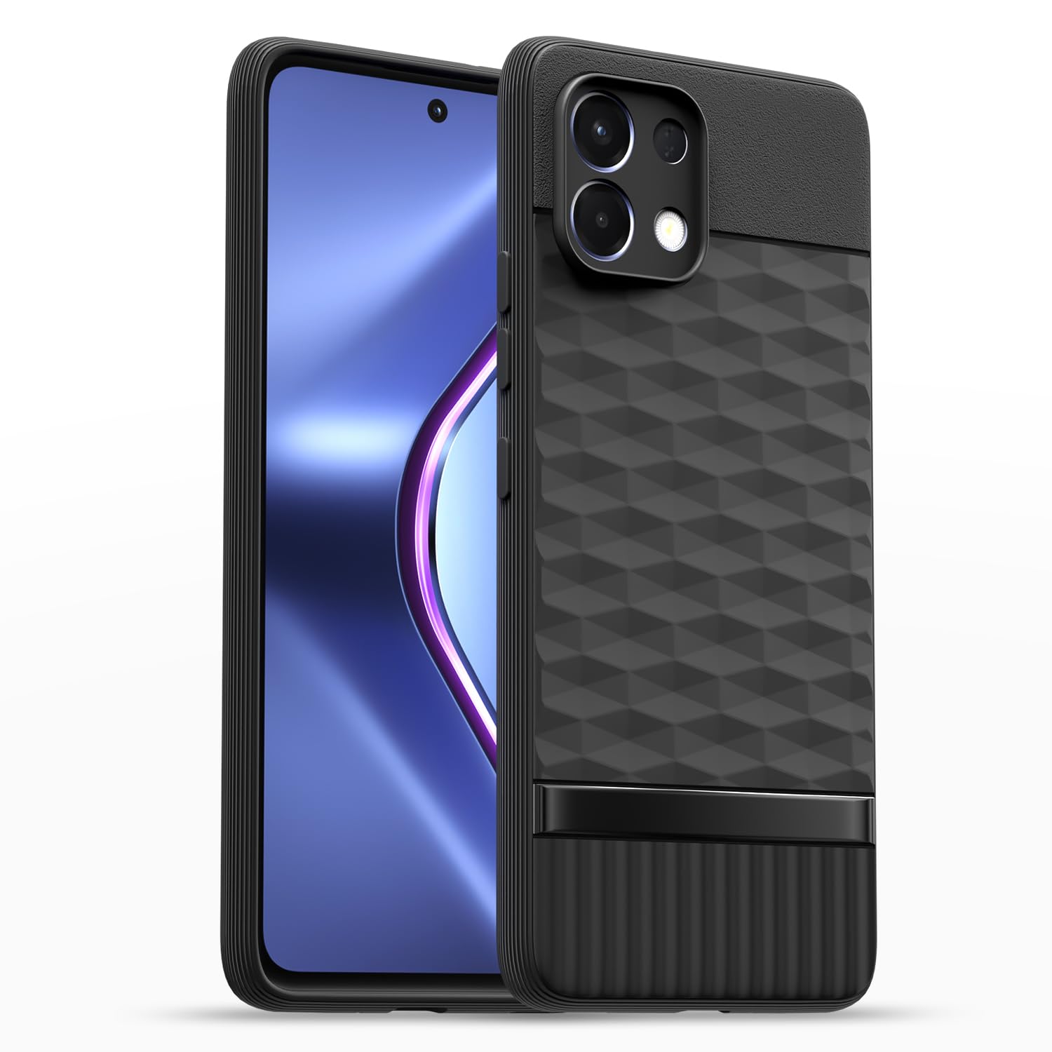 Black back cover for Oppo K13 5G – Pikkme