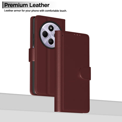 Pikkme brown mobile flip cover for Poco M7 5G – photo 2