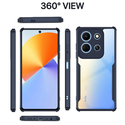 Infinix Note 30 5G Clear back cover in blue by Pikkme – photo 2