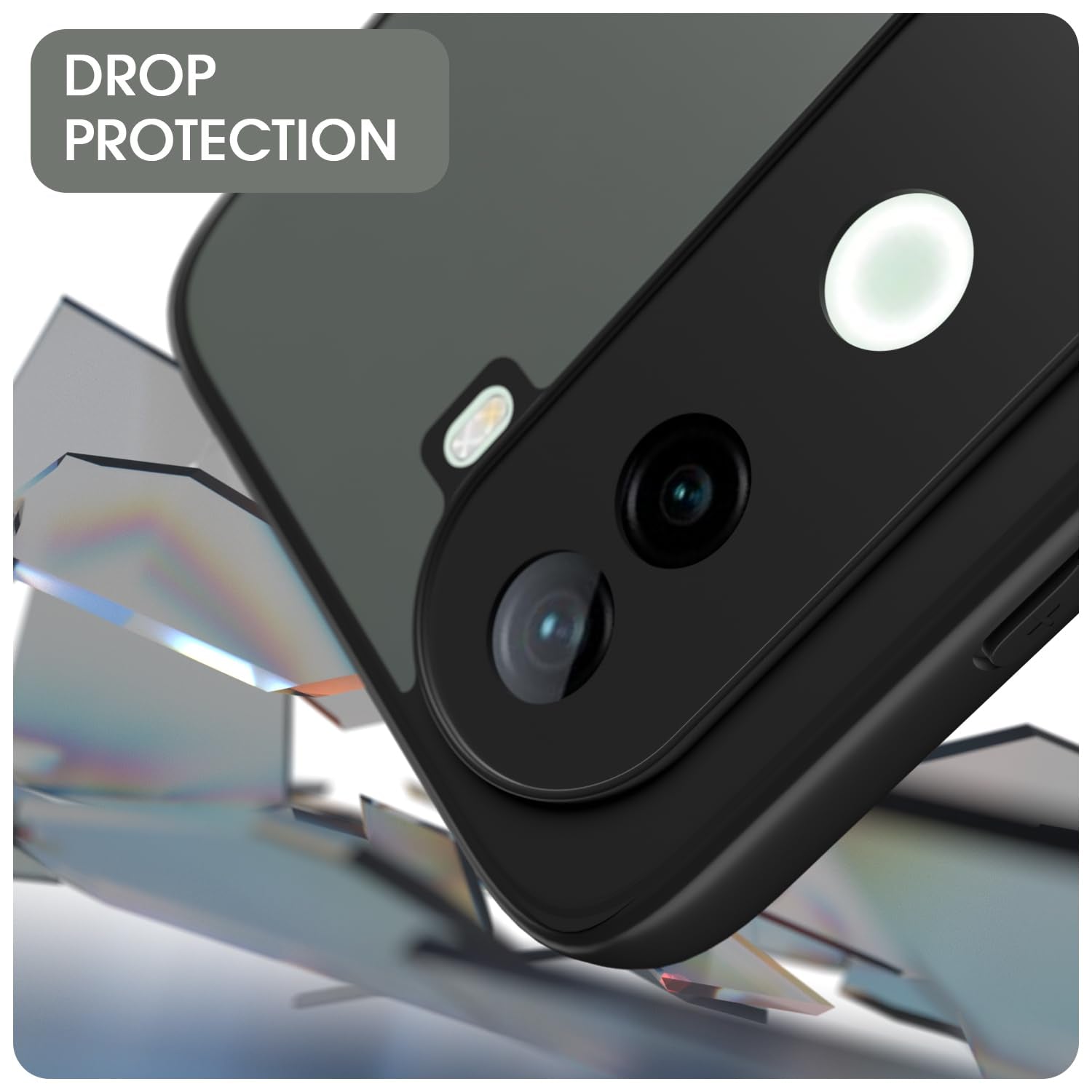 Vivo V40e/iQOO Z9s 5G MagSafe mobile back cover in black smoke mag-safe by Pikkme – photo 5