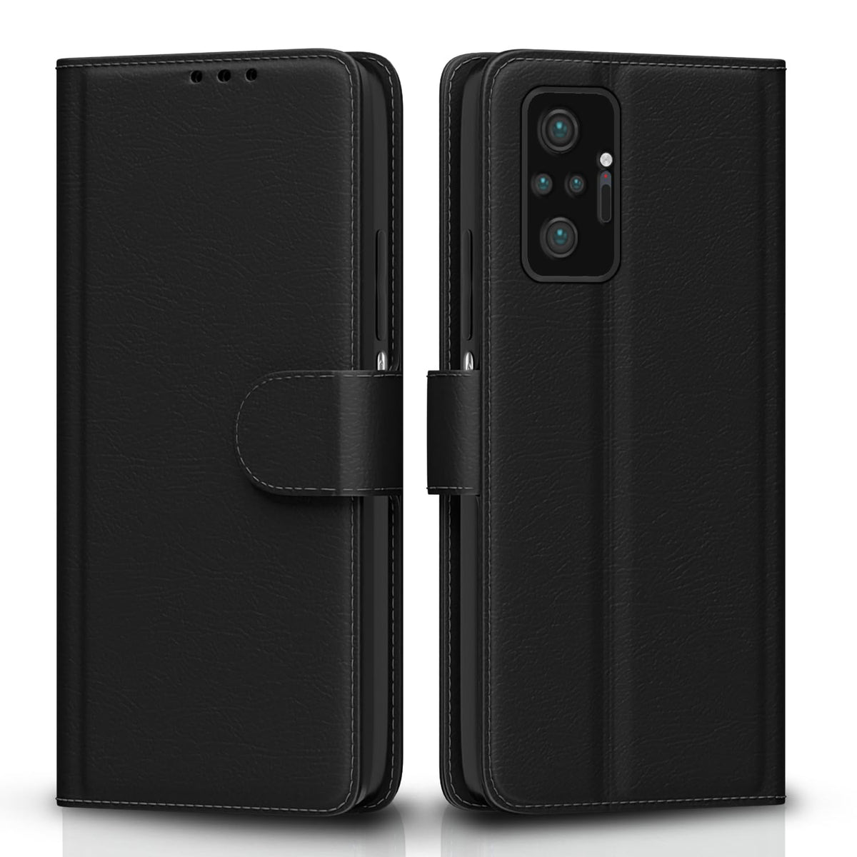 Black flip cover for Redmi Note 10 Pro/Note 10 Pro Max – Pikkme
