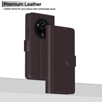 Realme 14 Pro 5G Wallet flip cover in coffee by Pikkme – photo 2