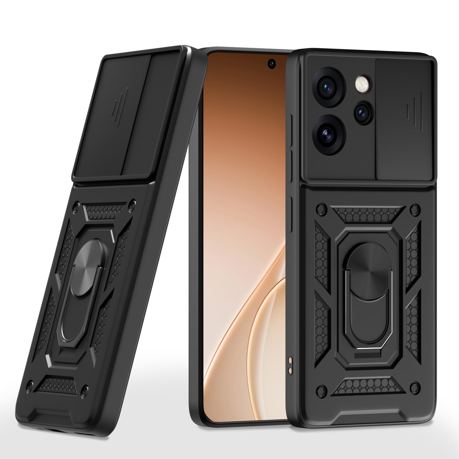 Pikkme Oppo Reno 15 Pro Mini 5G/360 D10 Camera Shield black mobile cover