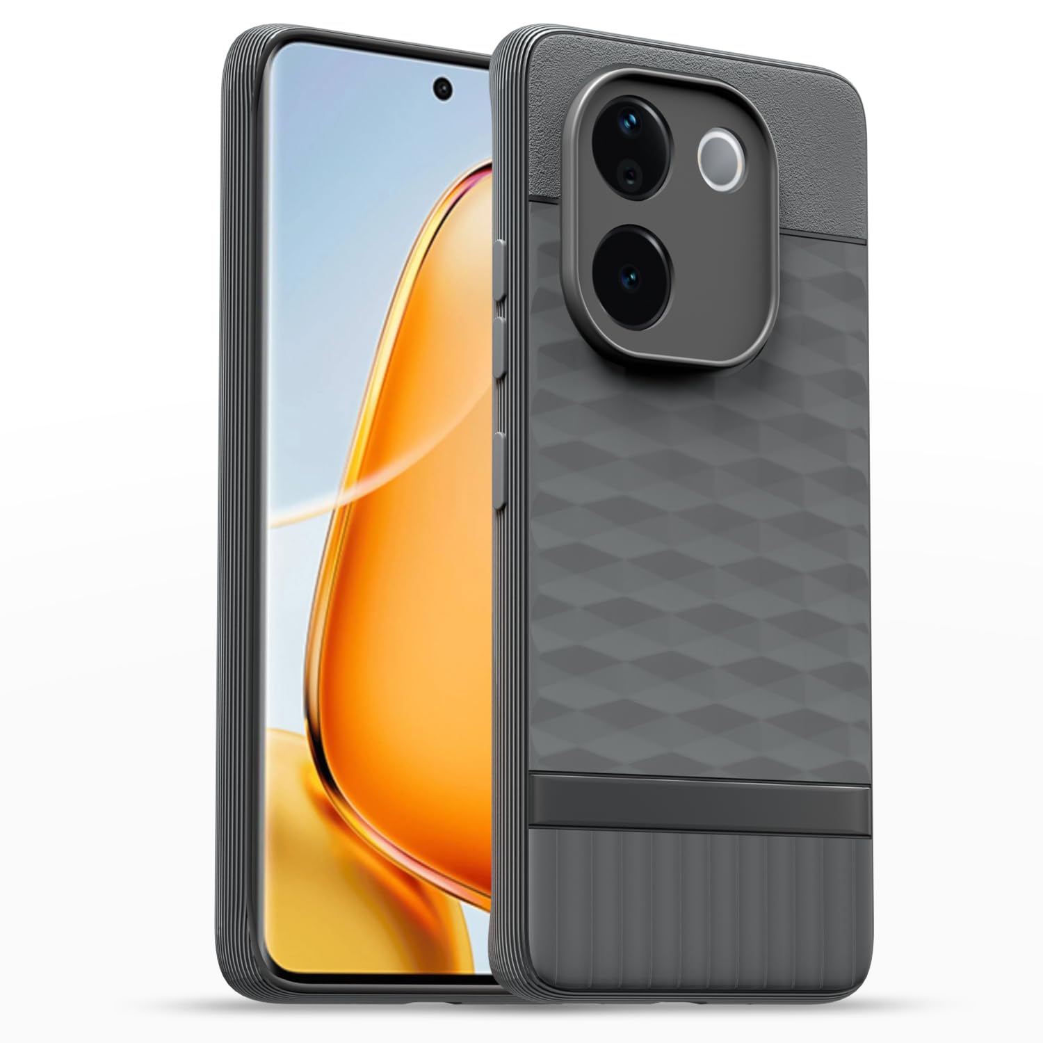  Vivo T3 Pro 5G / iQOO Z9s Pro 5G Gencase Back Cover - Grey