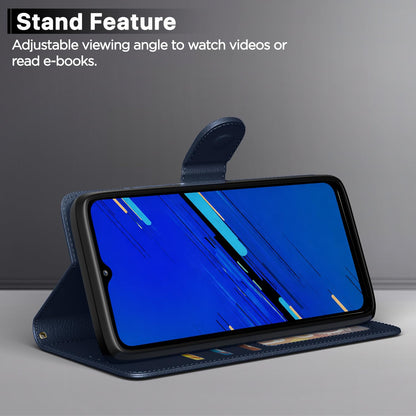 Blue mobile flip cover for Redmi 15A 5G – Pikkme – photo 3