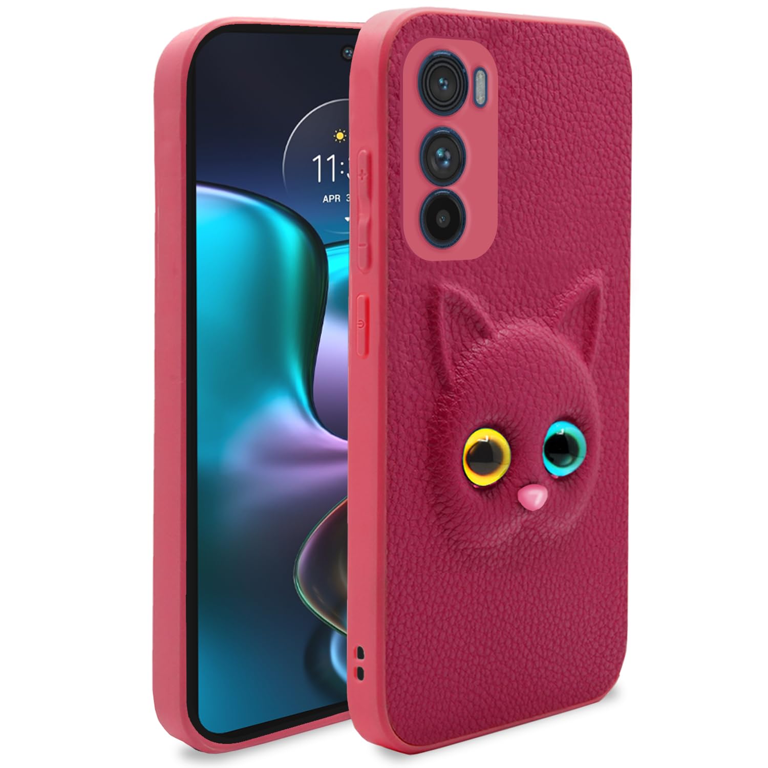 Pikkme Moto Edge 30 pink back cover