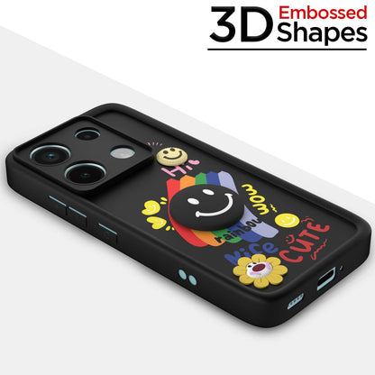 Redmi Note 13 Pro/Poco X6 5G Soft Silicone mobile back cover in black by Pikkme – photo 3