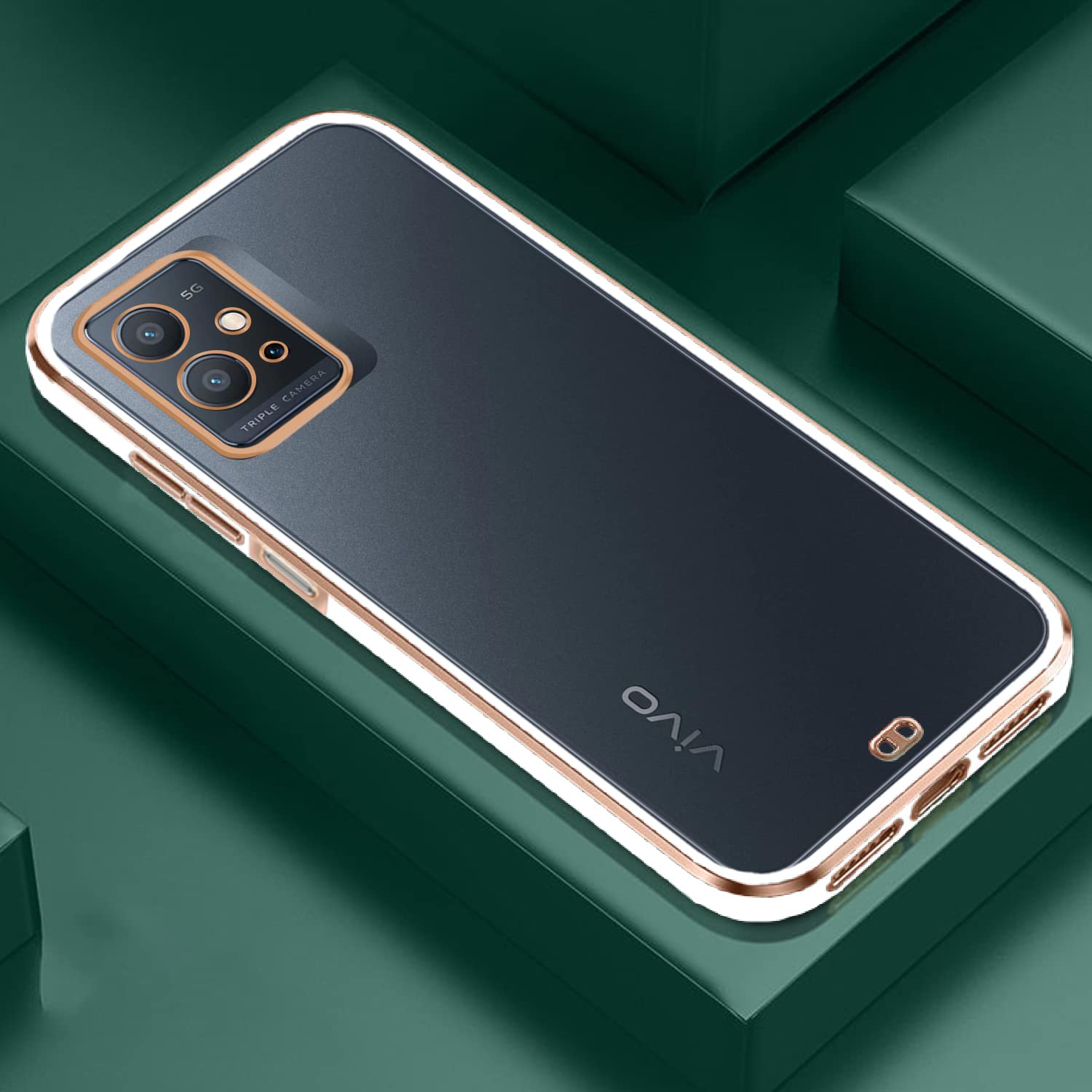 Pikkme white back cover for Vivo T1/Y75/iQOO Z6 5G – photo 7