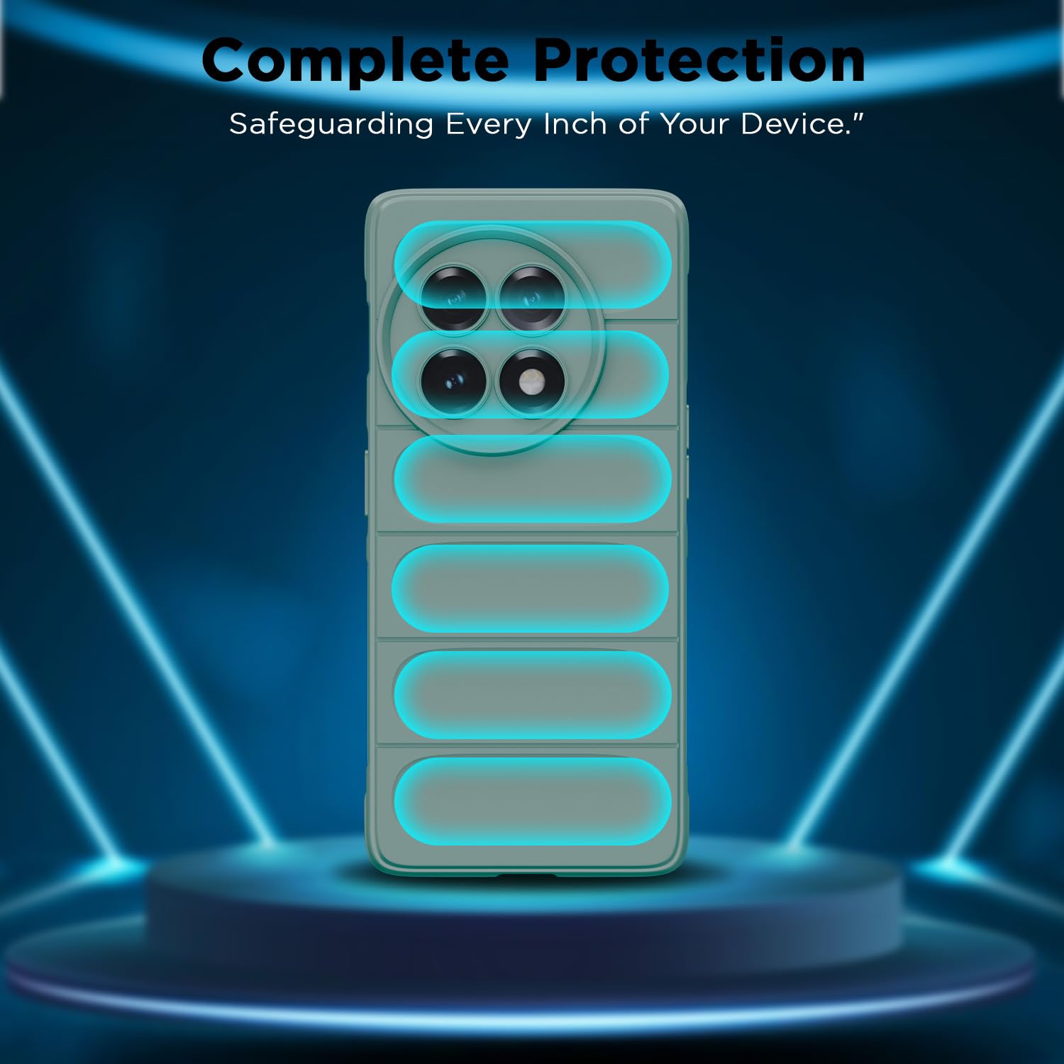 Pikkme green Liquid Silicone back cover for OnePlus 11R 5G – photo 2