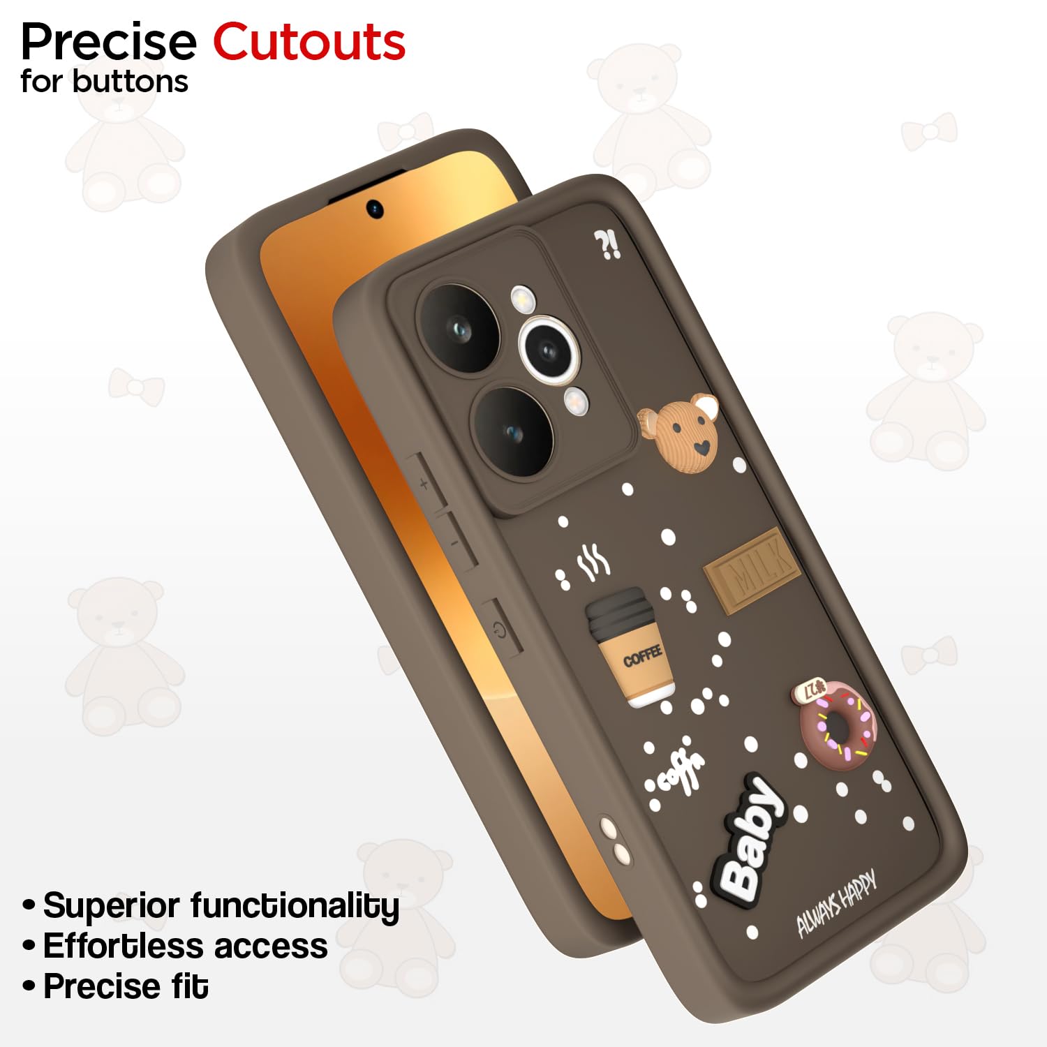 Pikkme Realme 15 Pro 5G/3D brown back cover – photo 6