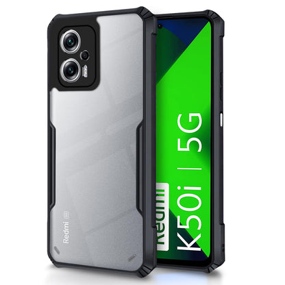 Pikkme Redmi K50i 5G Hybrid black mobile cover