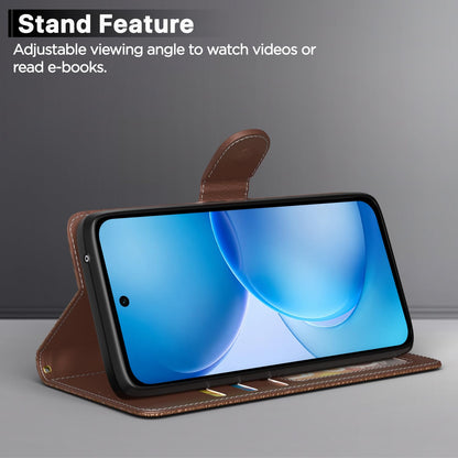 Pikkme Oppo Reno 16c 5G Wallet tan flip cover – photo 3