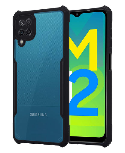 Pikkme Samsung M12/A12/F12 black mobile cover