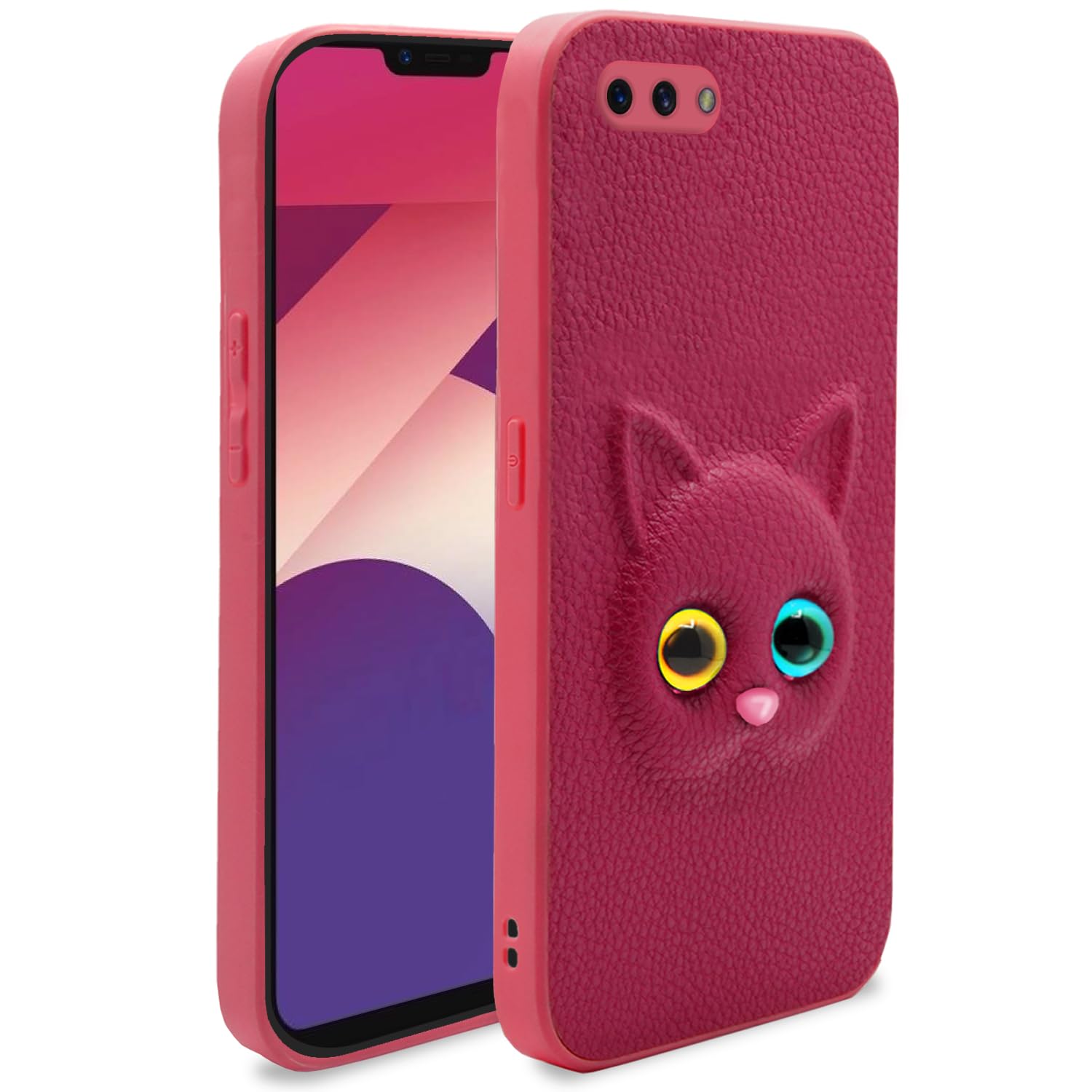 Oppo A3s/Realme C1 phone cover in pink by Pikkme