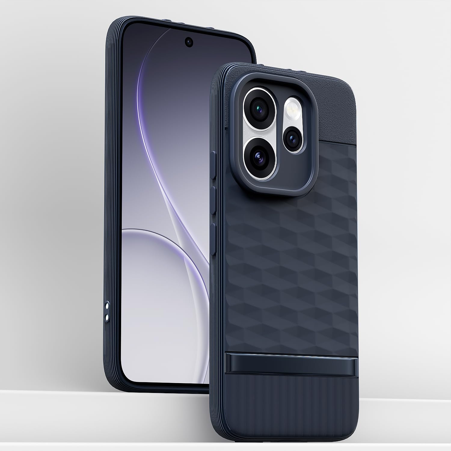 Blue Silicone back cover for Oppo Reno 15 Pro Mini 5G – Pikkme – photo 2