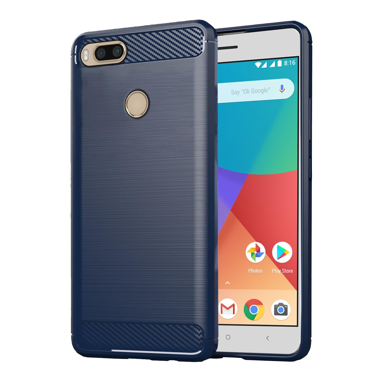 Pikkme Mi A1 blue back cover