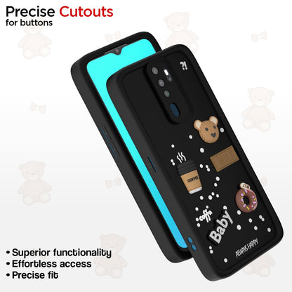 Pikkme Oppo A5 2020/A9 2020/3D black mobile back cover – photo 6