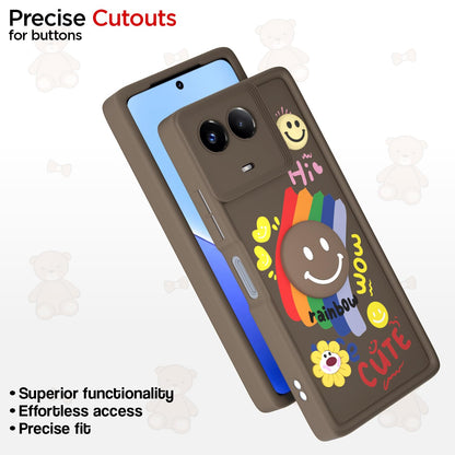 Brown Soft Silicone phone cover for Realme 11/11X 5G/Narzo 60X 5G – Pikkme – photo 6