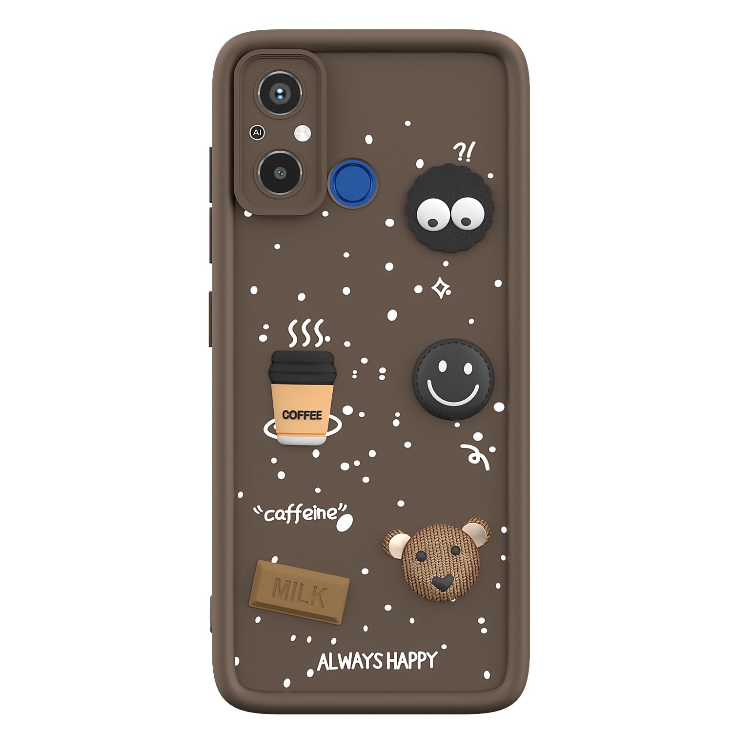 Brown Silicone back cover for Redmi 12C 4G/3D – Pikkme – photo 7