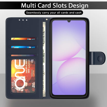 Samsung F70e 5G/M07/M17e/F07/A07/A07 5G wallet flip cover in blue by Pikkme – photo 5