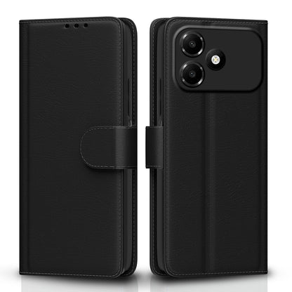 Oppo A6c Wallet flip case in black by Pikkme