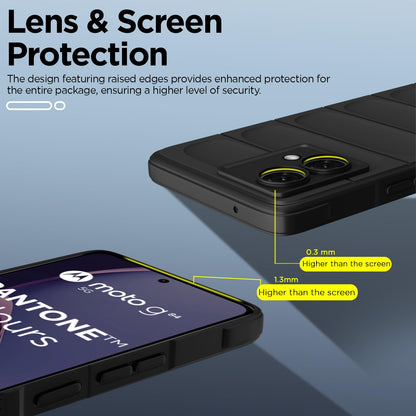 Black Liquid Silicone back cover for Moto G84 5G – Pikkme – photo 4