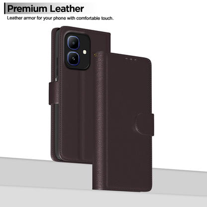 Pikkme Infinix Smart 20 Wallet coffee flip case – photo 2