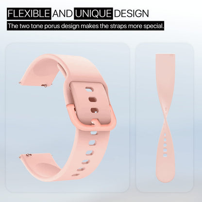Pikkme Silicone Watch Strap Compatible (Baby Pink) – photo 4