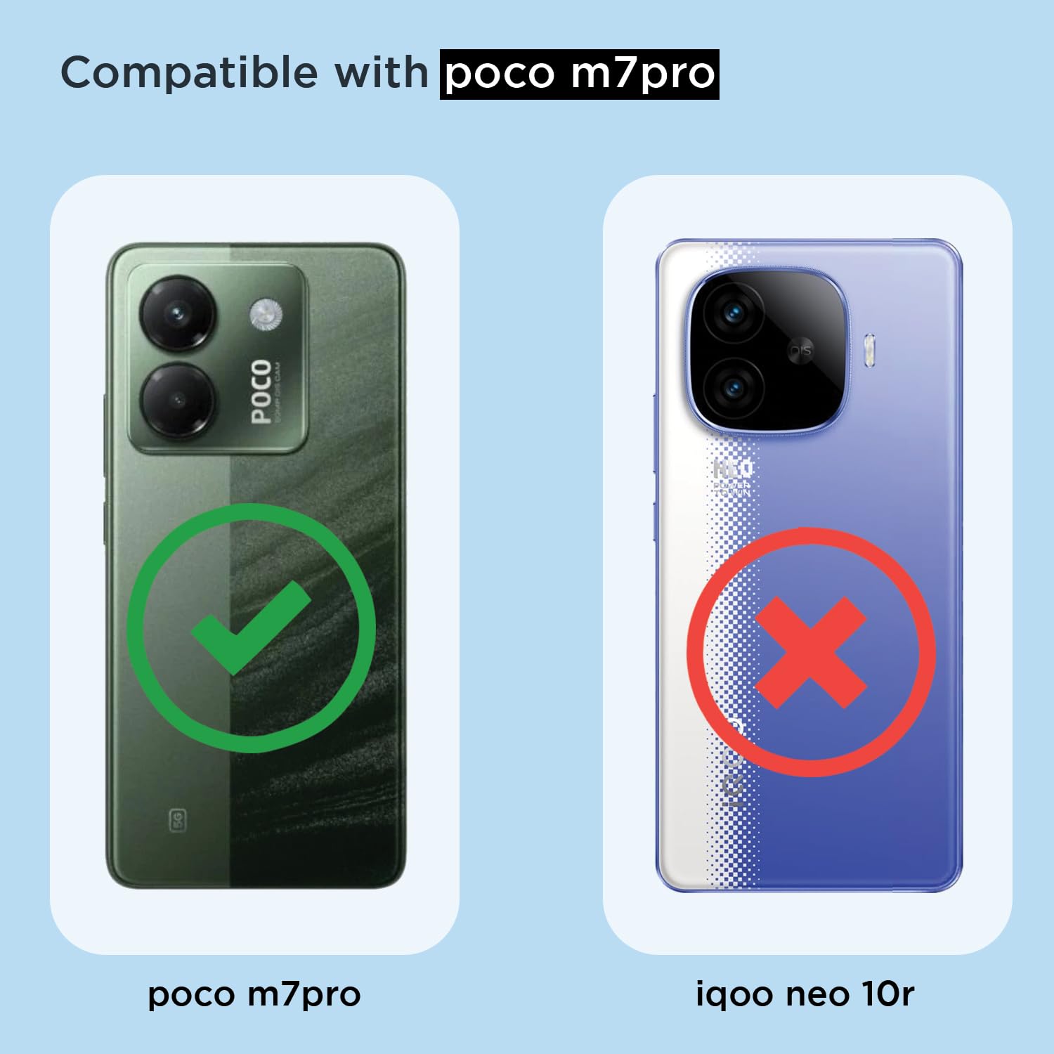 Poco M7 Pro 5G mobile cover in transparent mag-safe by Pikkme – photo 4