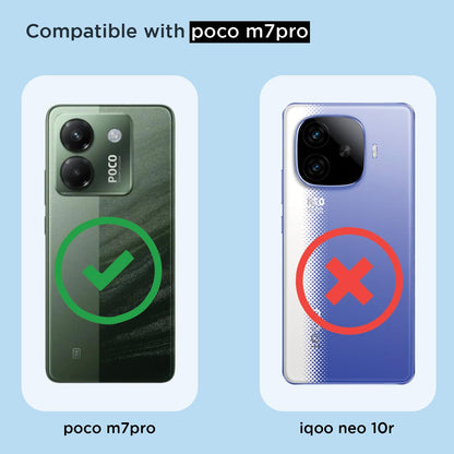 Poco M7 Pro 5G mobile cover in transparent mag-safe by Pikkme – photo 4
