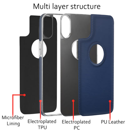 Pikkme iPhone XR chrome blue mobile back cover – photo 2