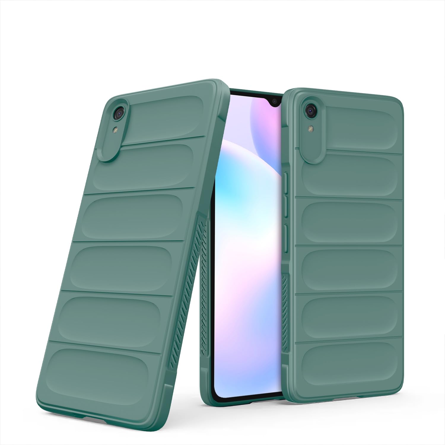 Pikkme Redmi 9A/9i/9A Sport green mobile back cover