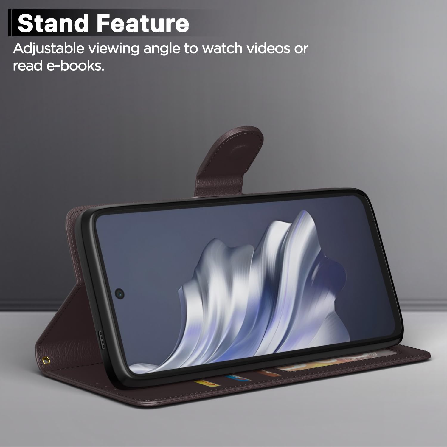 Pikkme Tecno Spark 20 Pro Vintage Flip Cover (Coffee)