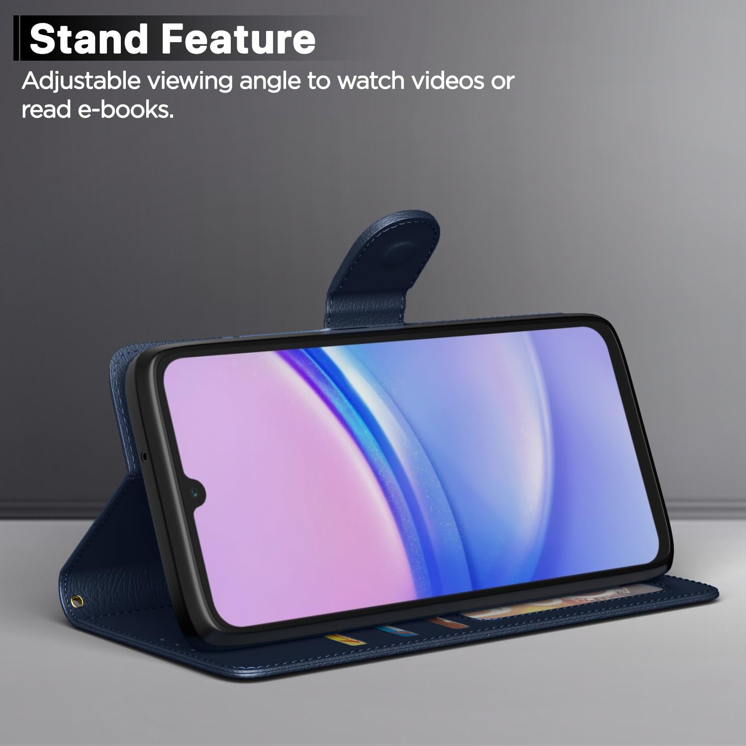 Blue flip cover for Samsung A15 4G/A15 5G – Pikkme – photo 3